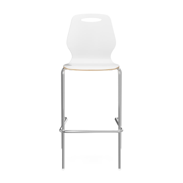 OSST7004 - OfficeSource Shay Hourglass Bentwood Bar Height Café Stool - Set of 2