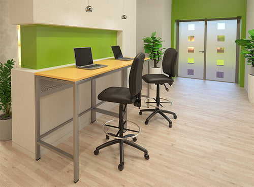 B1645 - LeatherPlus Multi-Function Drafting Stool by Boss
