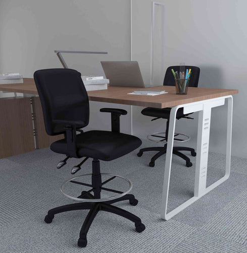 B1636 - Multi-Function Drafting Stool w/Adjustable Arms by Boss
