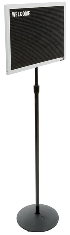 SMD1218 - Single Pedestal Letter Board by Aarco