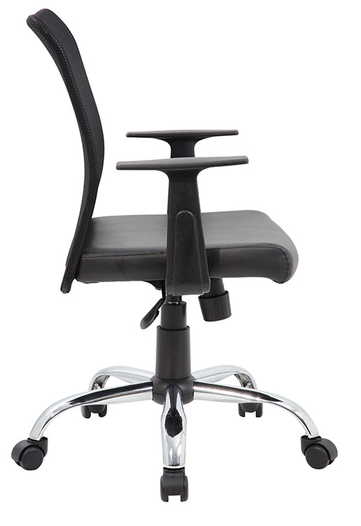 B6116C-CS - Budget Mesh Task Chair w/Arms by Boss