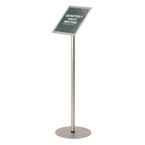 692045 - Deflcto Floor Sign Display with Rear Literature Pocket - 8.5