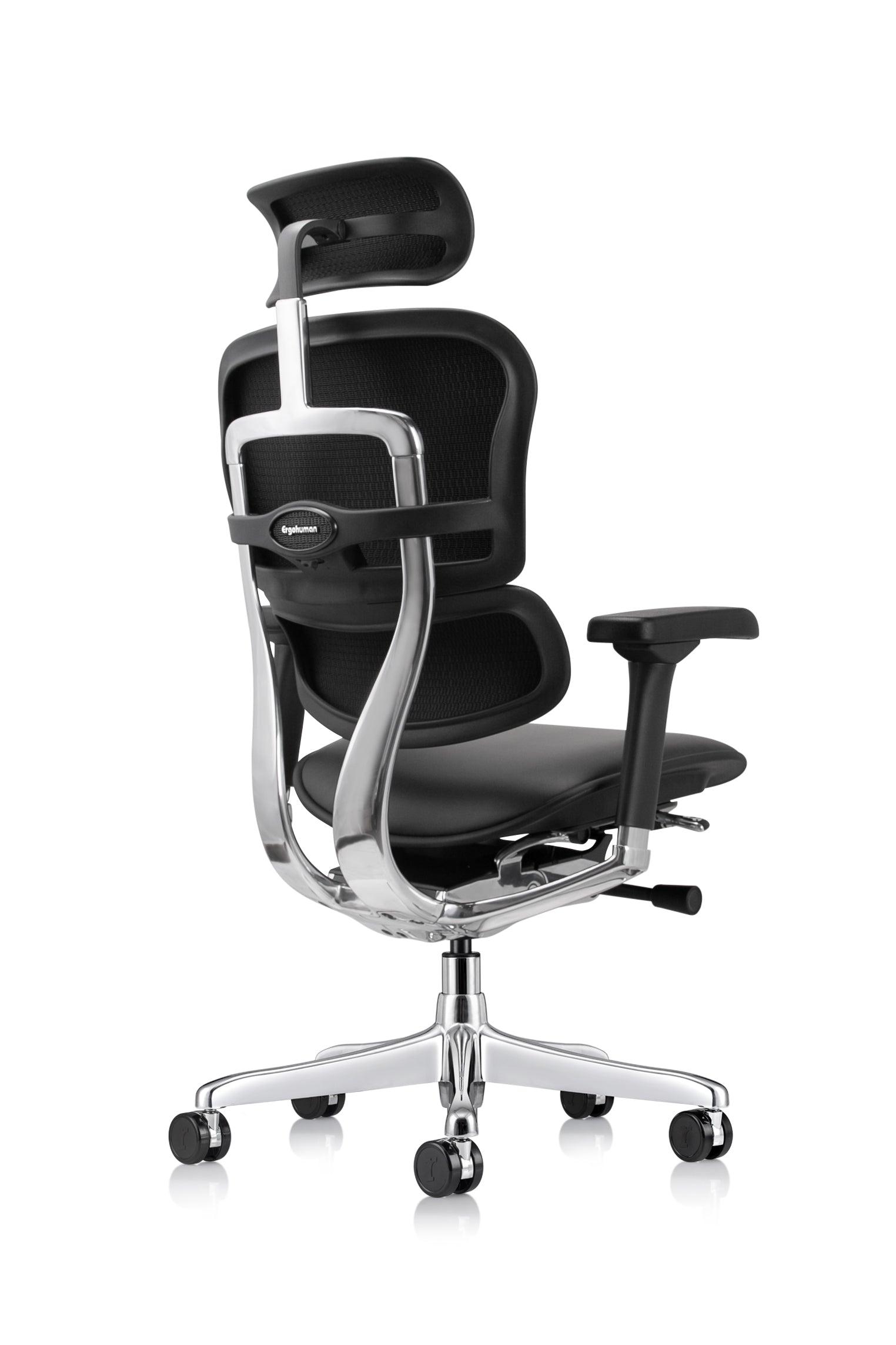 LE9ERG-GEN2 - Ergohuman Leather High Back Office Chair w/ Headrest