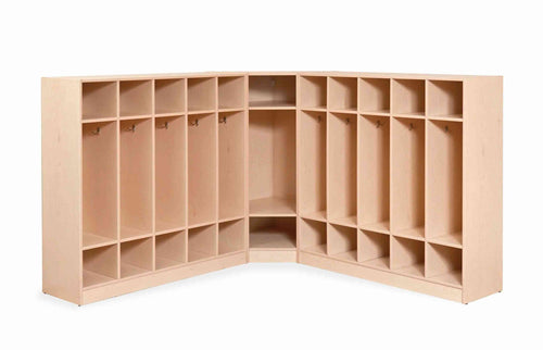CA593 - Candex 11 Section Corner Unit Coat Lockers for Schools