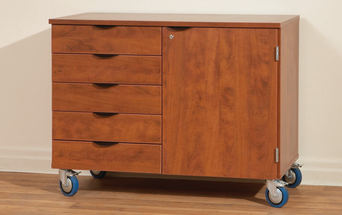 Candex mobile storage cabinet customizable with drawers