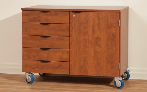 CA371 - Deluxe Wood Heavy-Duty Mobile Multi Drawer and Storage Cabinet