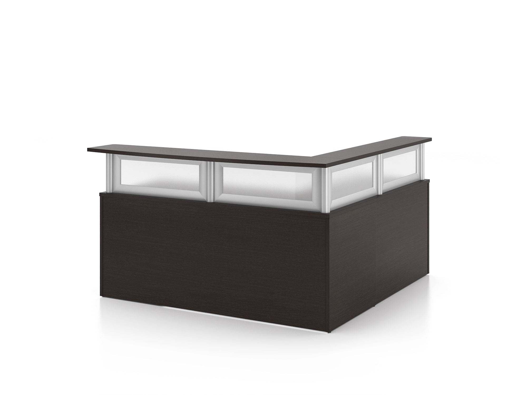 CA238R - Deluxe Series L Shape Reception Desk by Candex