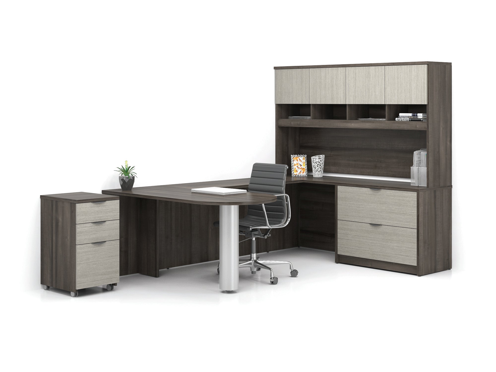CA5020U-2 - Economy Peninsula U Shaped Desk by Candex