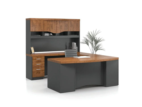 CAM268 - Deluxe Manhattan Series Executive U Shaped Desk w/ Storage Hutch by Candex