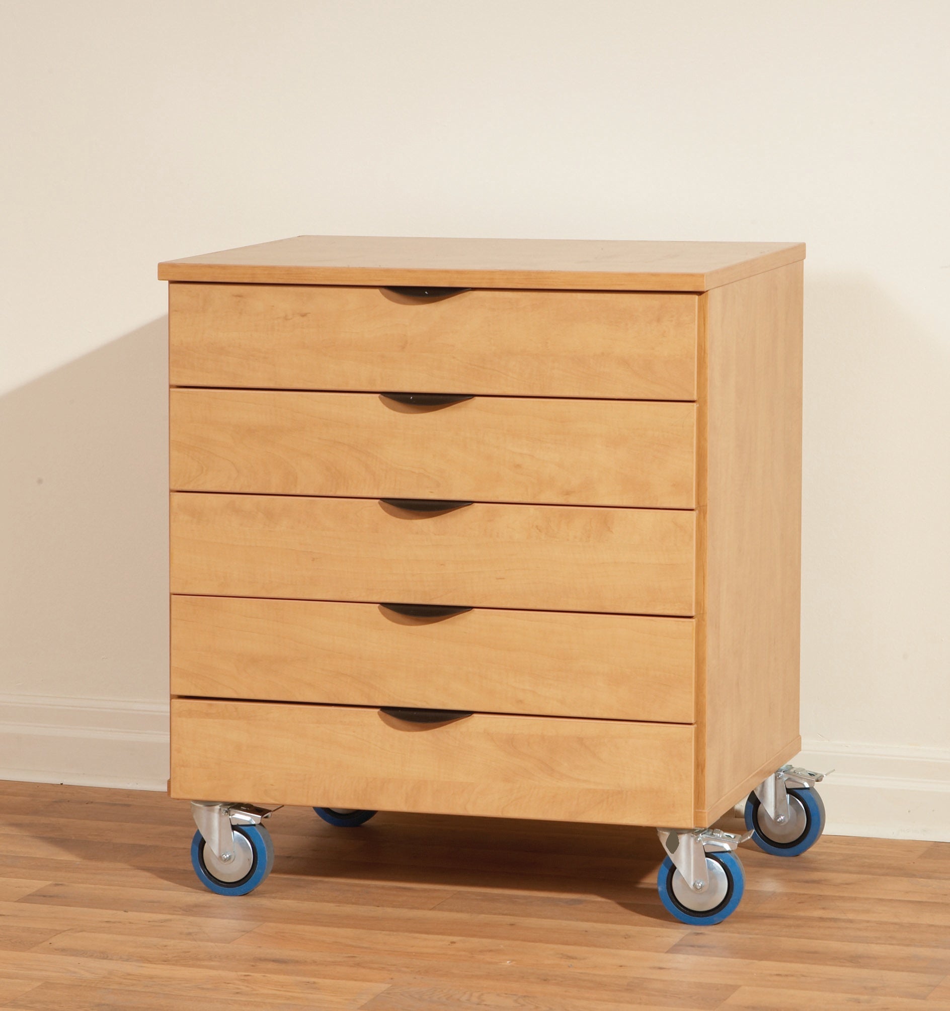 CA352 - Deluxe Wood Heavy-Duty Mobile Multi Drawer Storage Cabinet