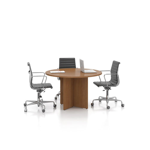 CA36R - Deluxe Round Conference Table by Candex