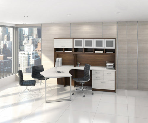 CAN3258M - Candex Deluxe New Yorker Executive 'L' Desk Office Suite