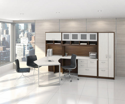 CAN3258M - Deluxe New Yorker Executive 'L' Desk Office Suite by Candex