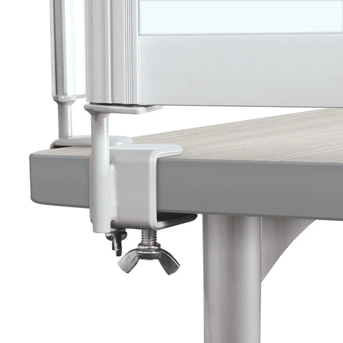 90134 - Mooreco Desktop Privacy Panels w/ Porcelain Steel Dry Erase Surface