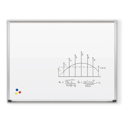 202A - Mooreco Best Quality Porcelain Steel Markerboard w/ Deluxe Aluminum Trim