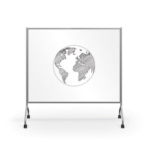 62506 - Mobile Clear Divider/Markerboard – Essentials by Mooreco