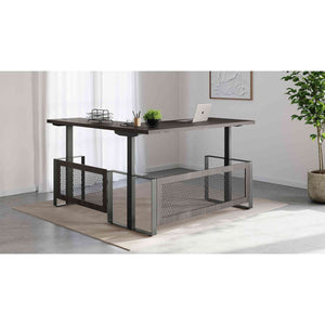 EVH100GG - OfficeSource Palisades L Shape Electric Height Adjustable Desk