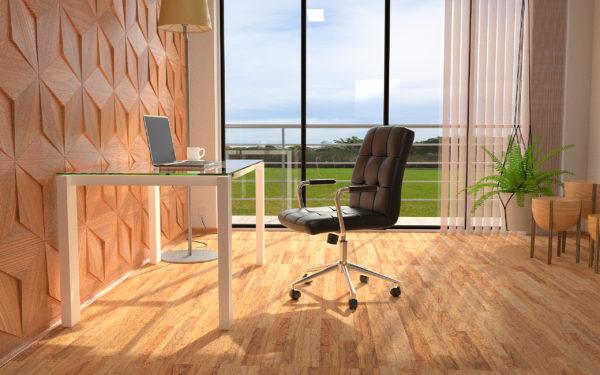 B331 - Boss Modern Office Chair w/ Chrome Arms