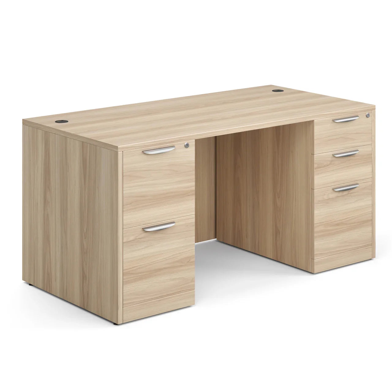 DBLFDOS103 - OS Laminate 60" x 30" Double Full Pedestal Desk by Office Source