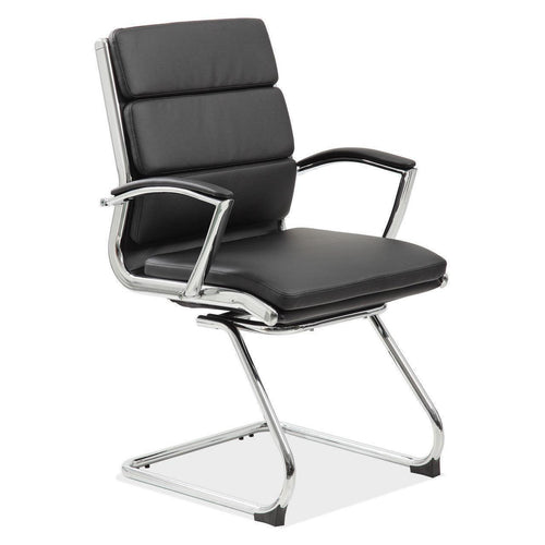 1509V - Merak Executive Guest Chair Sled Base with Chrome Frame by Office Source