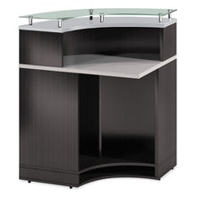 Load image into Gallery viewer, RCN3131C - Cosmo Collection Curved Glass Top Reception Desk by Office Source

