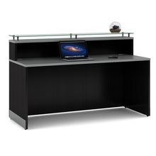 Load image into Gallery viewer, RCN6331 - Cosmo Collection 63&quot; Glass Top Reception Desk by Office Source

