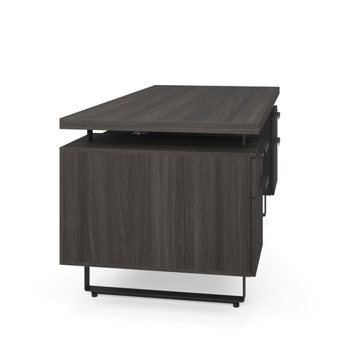 EV6630DPGG - OfficeSource Palisades Double Pedestal Desk - 66
