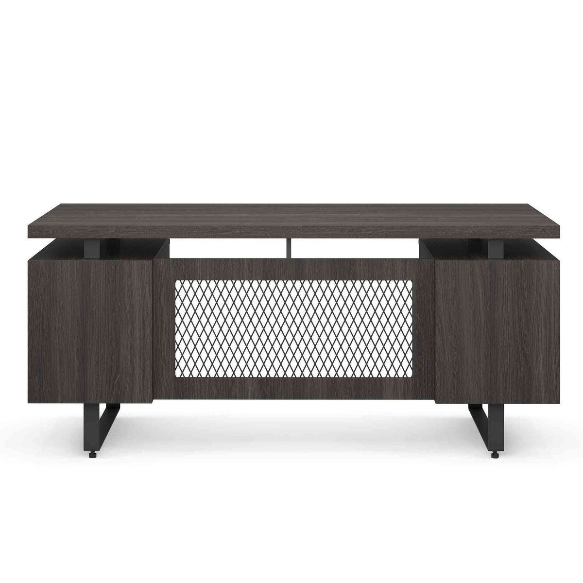 EV6630DPGG - OfficeSource Palisades Double Pedestal Desk - 66" x 30"