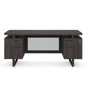EV6630DPGG - OfficeSource Palisades Double Pedestal Desk - 66" x 30"