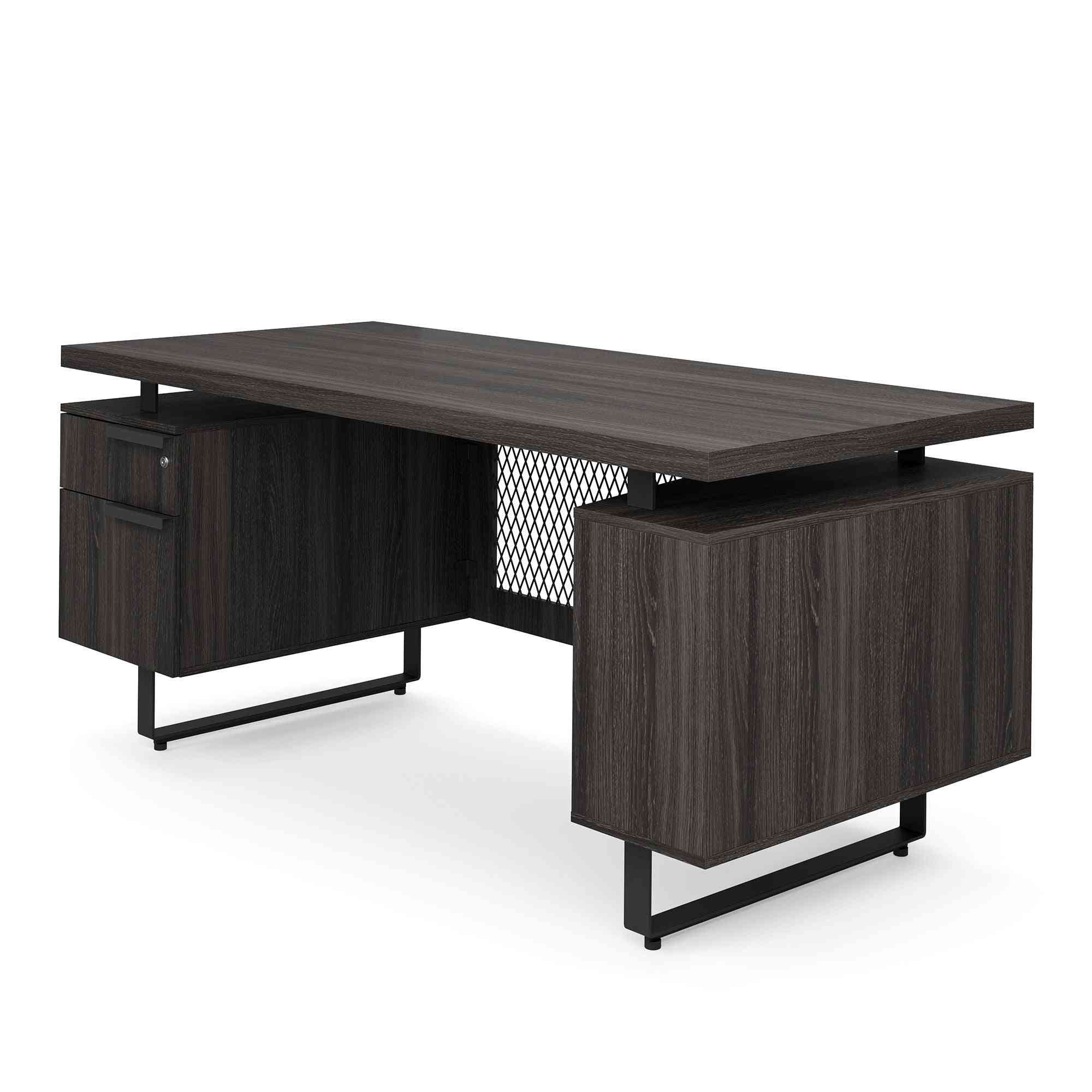 EV6630SPGG - OfficeSource Palisades Single Pedestal Desk