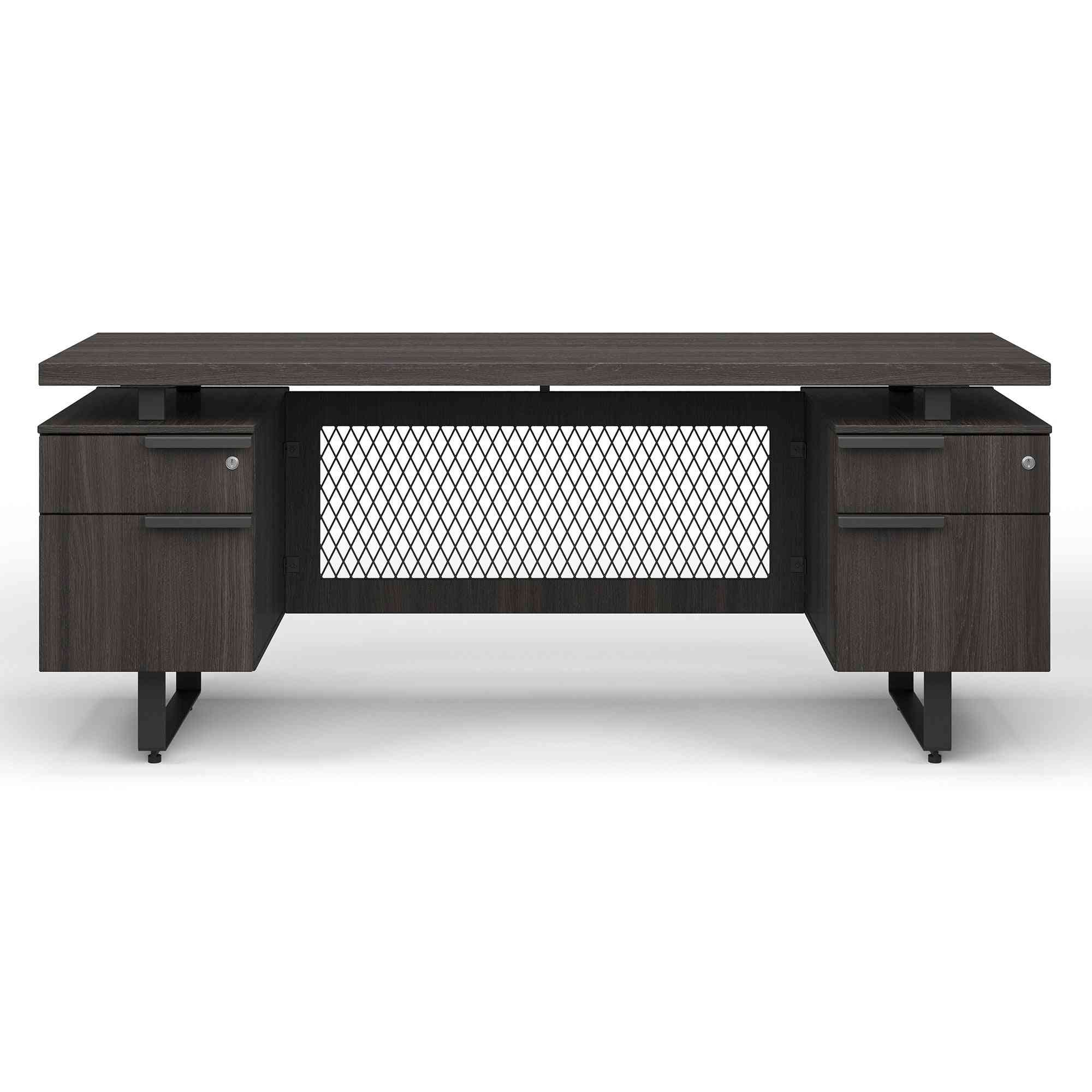 EV7224CGG - OfficeSource Palisades Double Pedestal Credenza