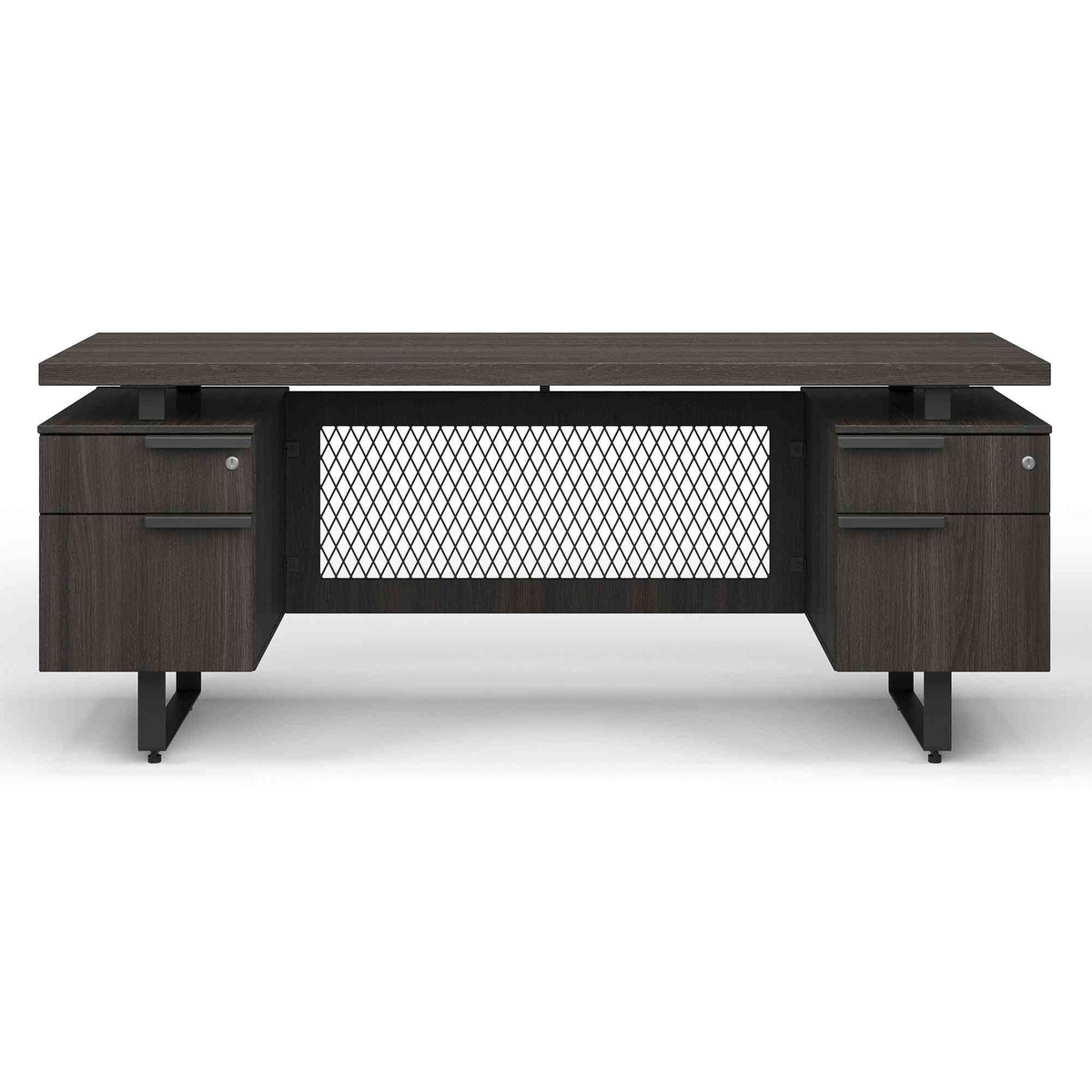 EV7224CGG - OfficeSource Palisades Double Pedestal Credenza