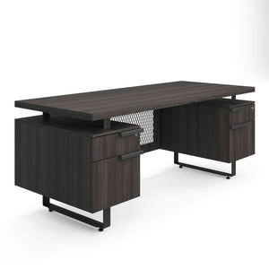 EV7230DPGG - OfficeSource Palisades Double Pedestal Desk - 72" x 30"