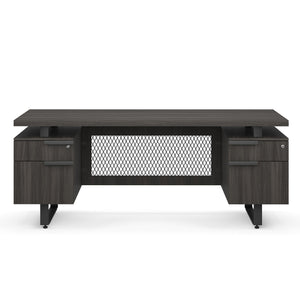 EV7230DPGG - OfficeSource Palisades Double Pedestal Desk - 72" x 30"