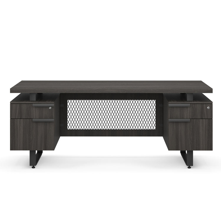 EV7230DPGG - OfficeSource Palisades Double Pedestal Desk - 72" x 30"