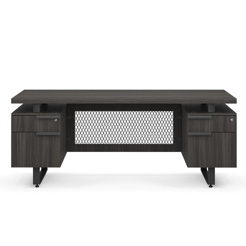 EV7230DPGG - OfficeSource Palisades Double Pedestal Desk - 72