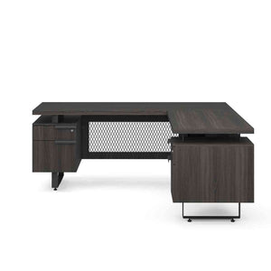 EV7230LGG - OfficeSource Palisades 'L' Shape Double Pedestal Desk