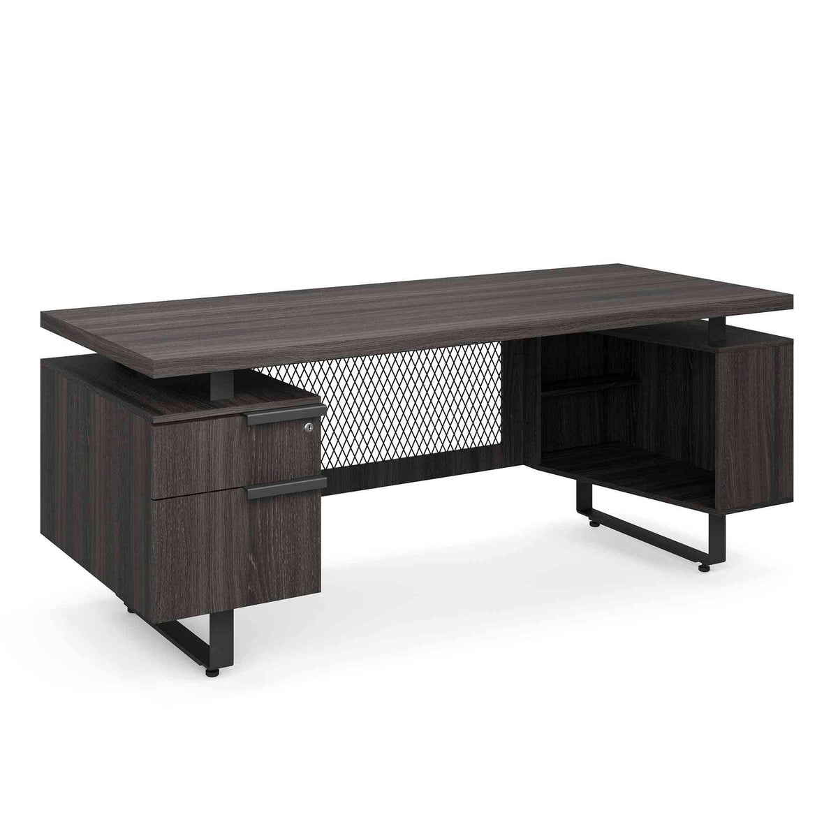 EV7230SPGG - OfficeSource Palisades Single Pedestal Desk