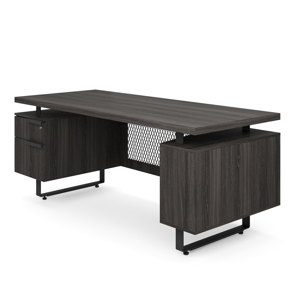 EV7230SPGG - OfficeSource Palisades Single Pedestal Desk