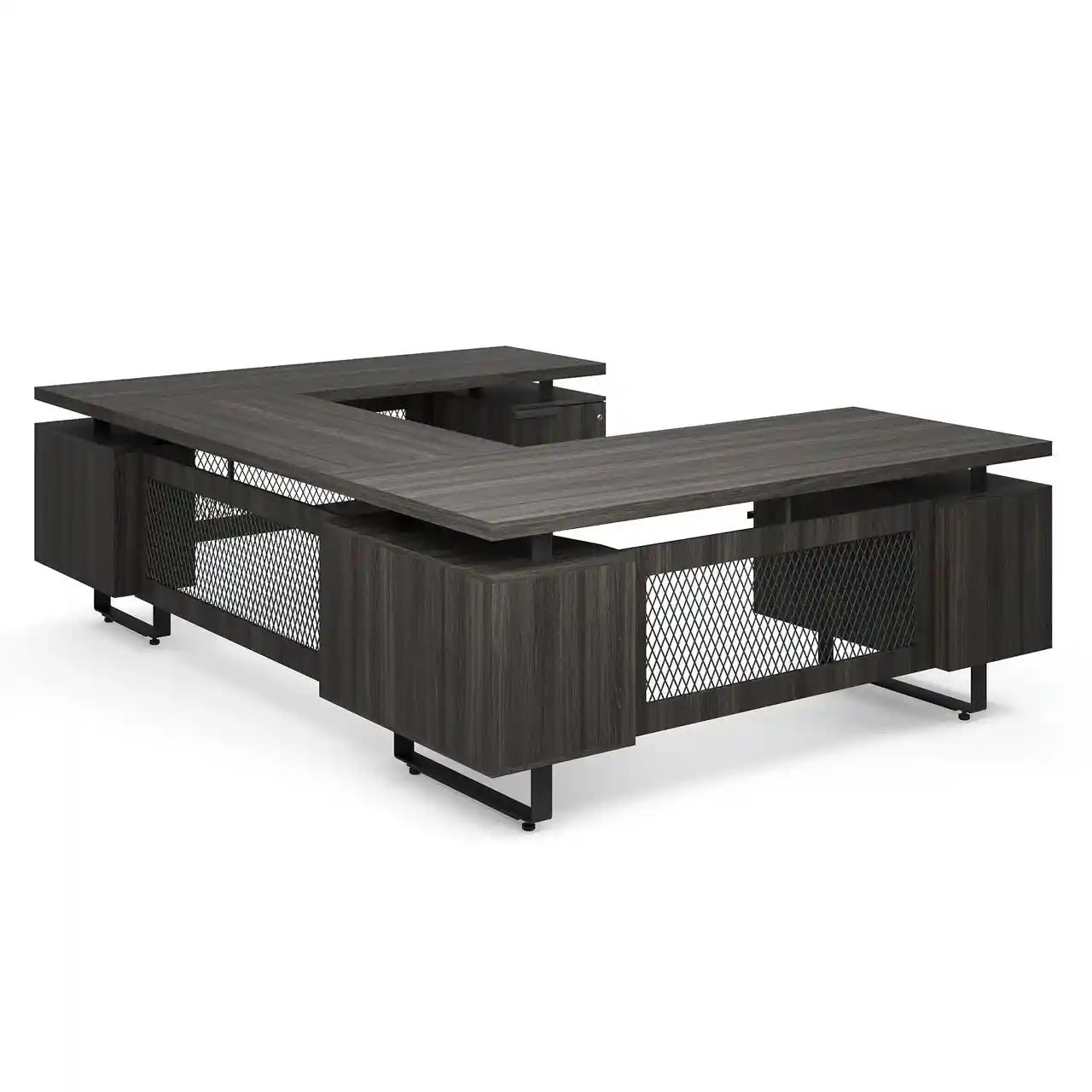 EV7230UGG - OfficeSource Palisades 'U' Shape Double Pedestal Desk