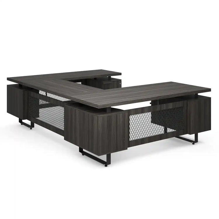 EV7230UGG - OfficeSource Palisades 'U' Shape Double Pedestal Desk