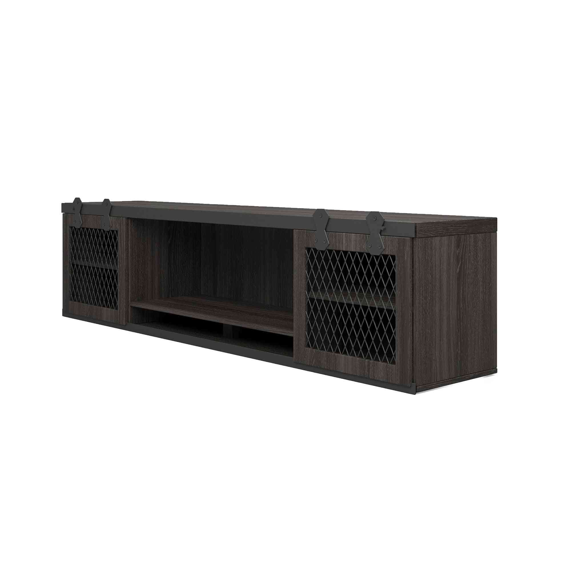 EVC300GG - OfficeSource Palisades Wall Mounted Hutch w/ Sliding Doors