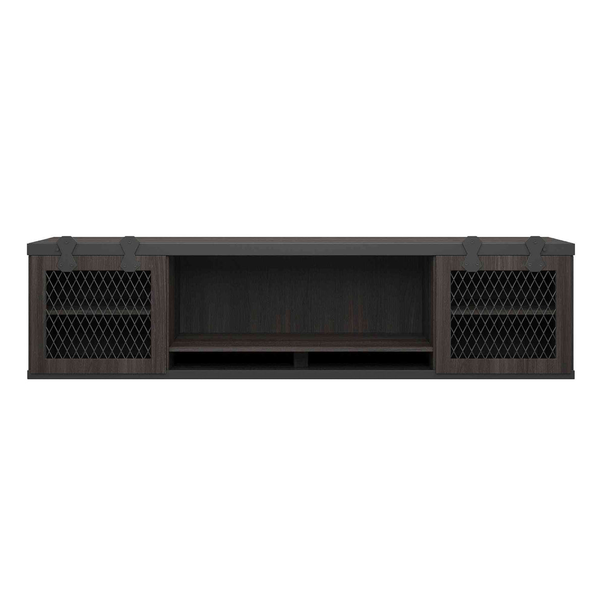 EVC300GG - OfficeSource Palisades Wall Mounted Hutch w/ Sliding Doors