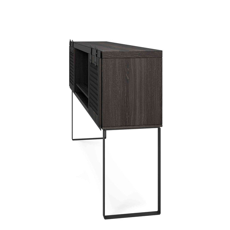 EVC350GG - OfficeSource Palisades Hutch w/ Supports & Sliding Doors