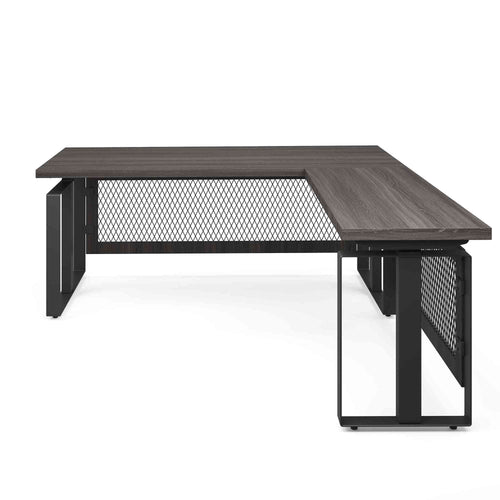 EVH100GG - OfficeSource Palisades L Shape Electric Height Adjustable Desk