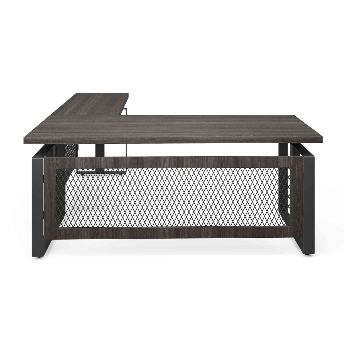 EVH100GG - OfficeSource Palisades L Shape Electric Height Adjustable Desk