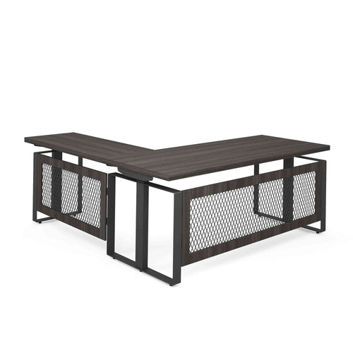EVH100GG - OfficeSource Palisades L Shape Electric Height Adjustable Desk