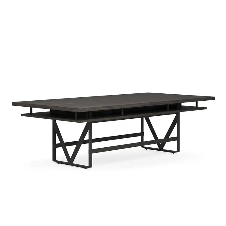 EVST8GG - OfficeSource Palisades 96"W Standing Height Table