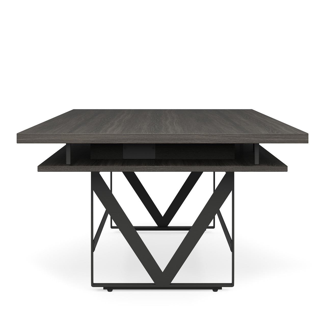 EVST8GG - OfficeSource Palisades 96"W Standing Height Table