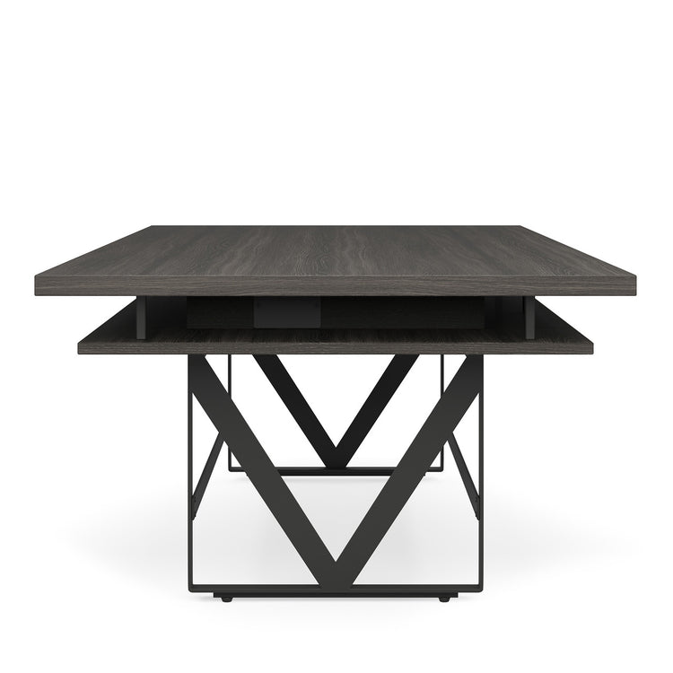 EVST8GG - OfficeSource Palisades 96"W Standing Height Table